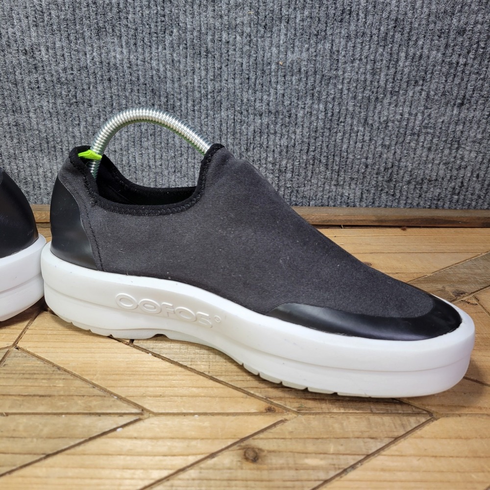 OOFOS Oomg Eezee Low Shoes Womens 11 Black Slip On Stretch Comfort Recovery - Picture 7 of 14